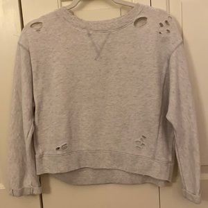 American Eagle crop pullover